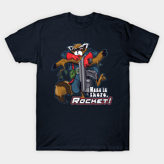 Hang In There Rocket 70s T Shirt Teepublic