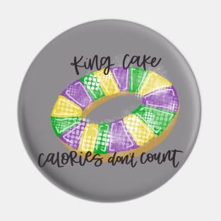 King Cake Calories don’t count Pin