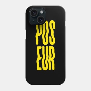 POSEUR - yellow Phone Case