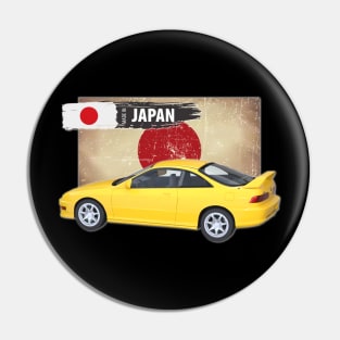 Yellow Acura Integra 1999 01 Pin