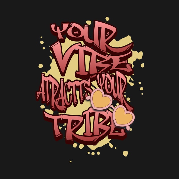 Positive Vibes Tee by Quirk Prints