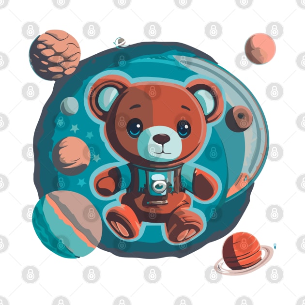 Space Explorer Teddy Bear by 365inspiracji