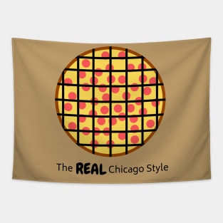 Real Chicago-Style Pizza Tapestry