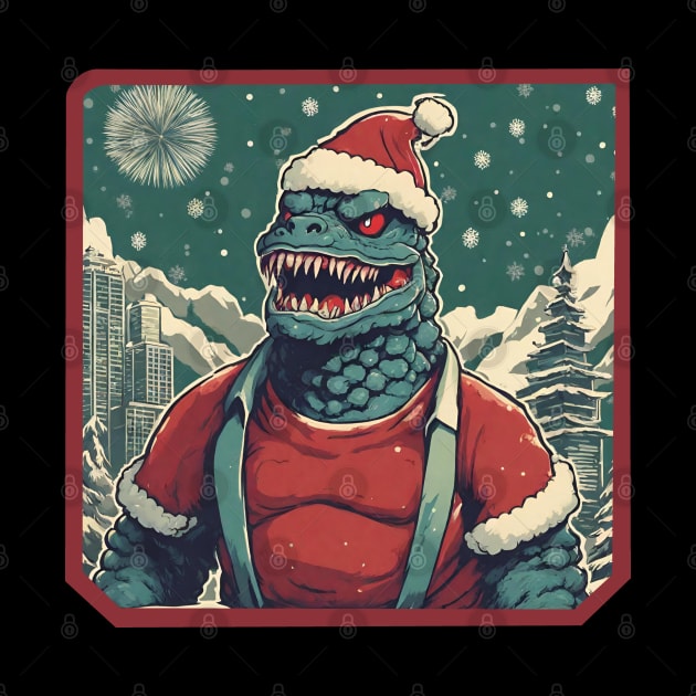 Kaiju Christmas by Ilustradamus