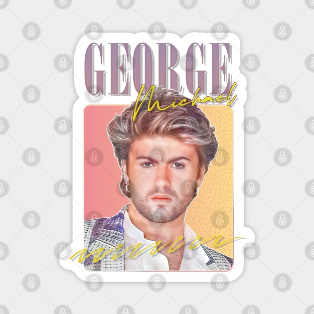 George Michael -- 80s Styled Aesthetic Design Magnet by DankFutura