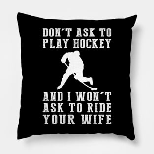 Hockey Territory T-Shirt Pillow