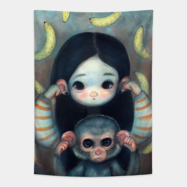 Monkeys Tapestry by selvagemqt