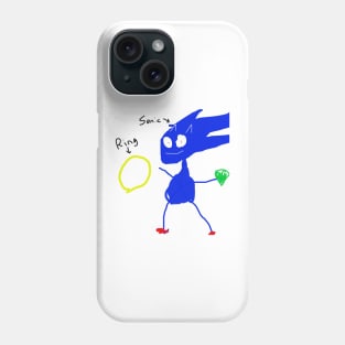 Sonic SPEED! YOUR TWO SLOW!! Phone Case