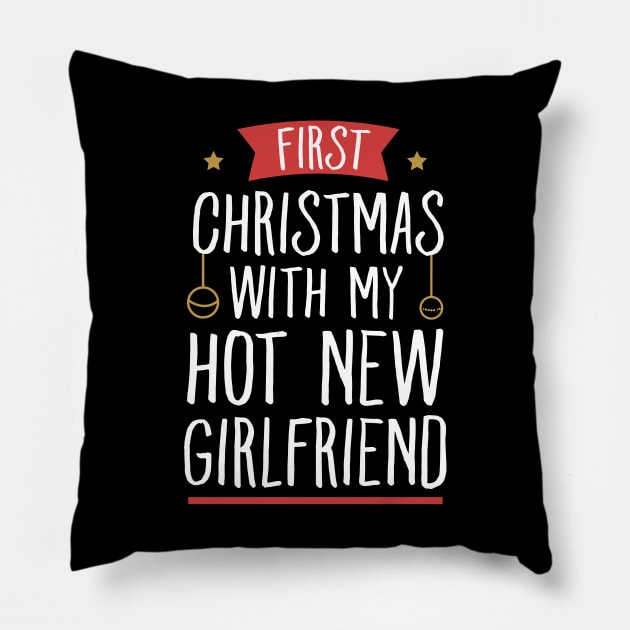 First christmas with my hot new girlfriend Pillow by captainmood