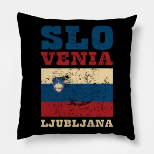 Flag of Slovenia Pillow