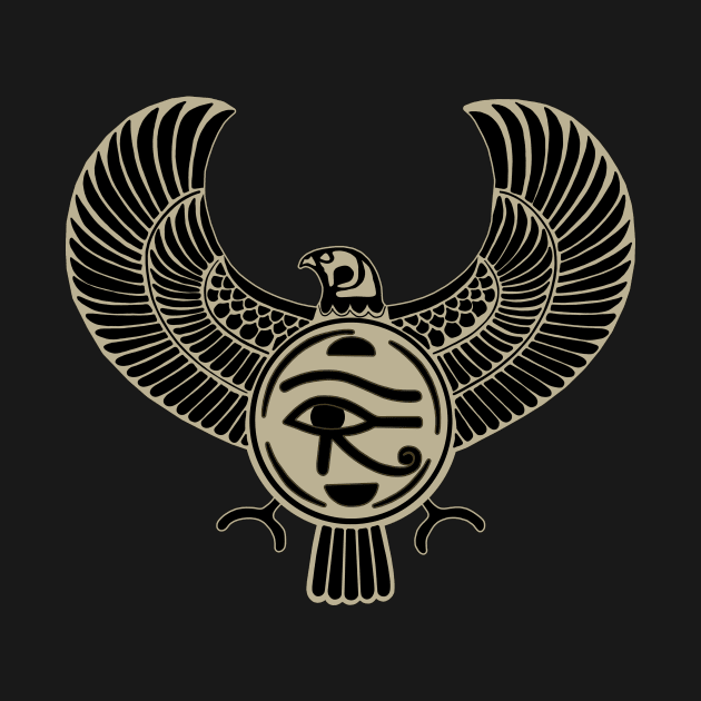 Egyptian mythology bird figure by MusicianCatsClub