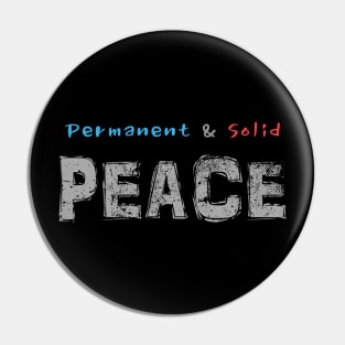 Permanent peace Pin