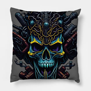 Cyborg Heads S02 D54 Pillow