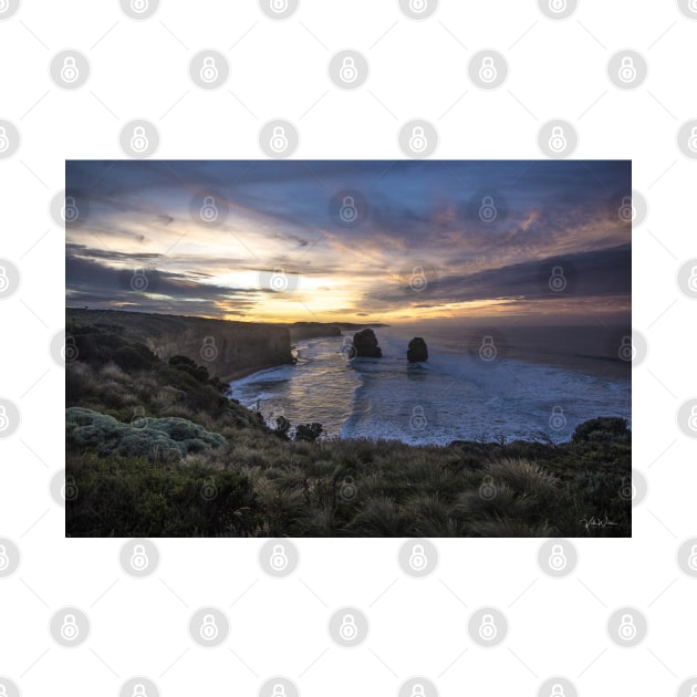 Gog and Magog from the 12 Apostles, Port Campbell National Park, Victoria, Australia. by VickiWalsh