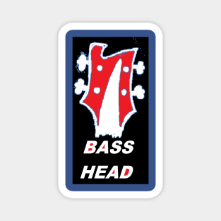 Bass Head by LowEndGraphics Magnet