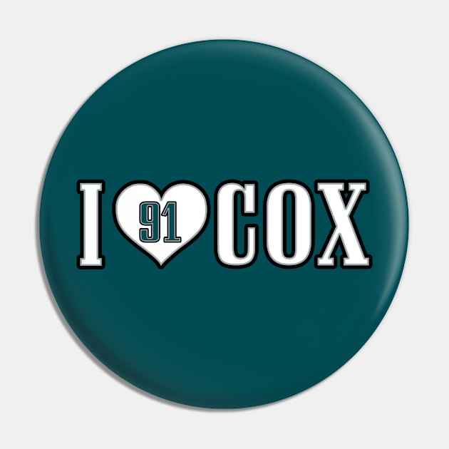 I Heart Cox - Green Pin by KFig21