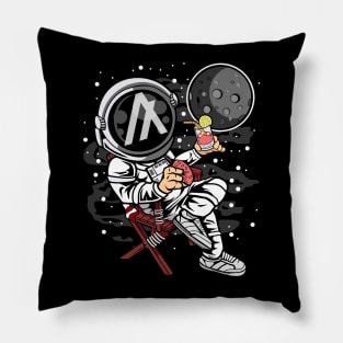 Retirement Plan Astronaut Algorand ALGO Coin To The Moon Crypto Token Cryptocurrency Blockchain Wallet Birthday Gift For Men Women Kids Pillow