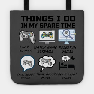 things i do in my spare time games Tote