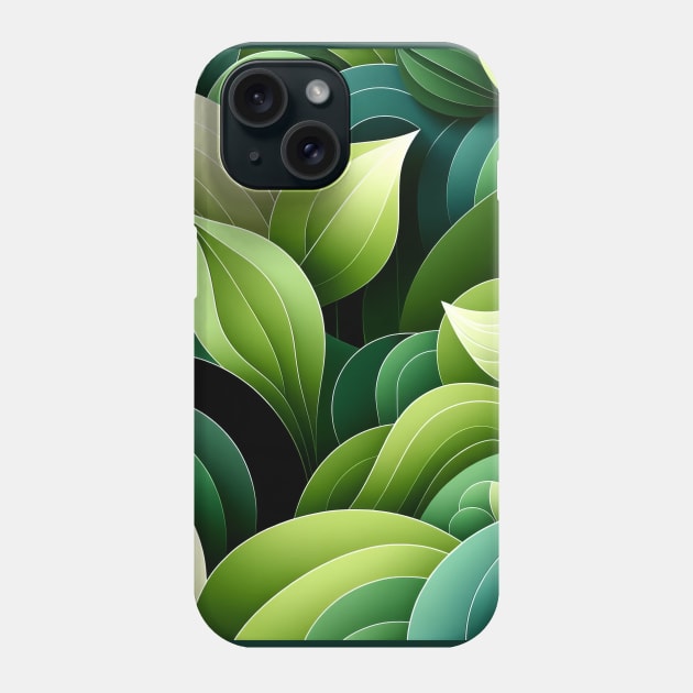 Leafy Greenery Phone Case by KeeganCreations