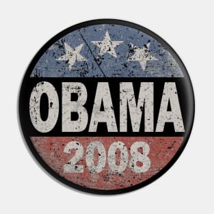 Vintage President Barack Obama 2008 Pin