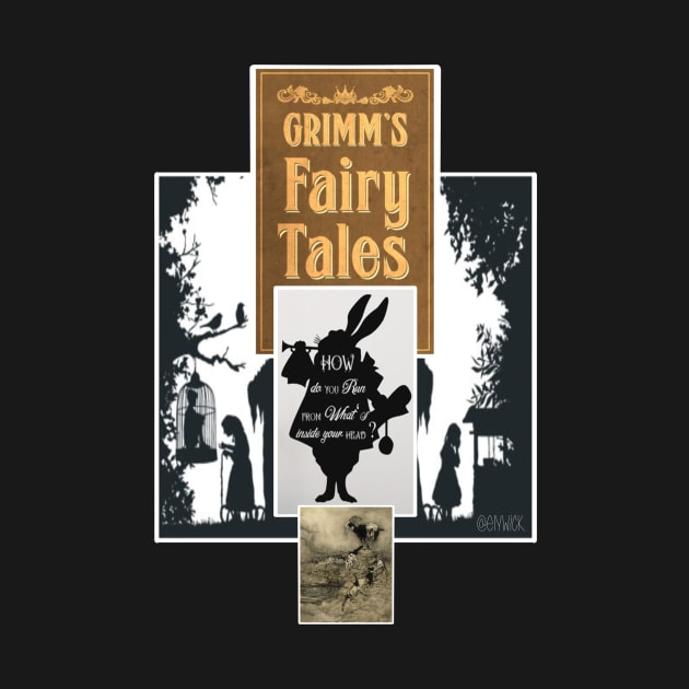 grimms fairy tales (collage) by elywick