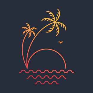 Tropical Summer Beach Vacation 1 T-Shirt