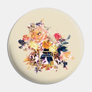 Rustic Floral Pin