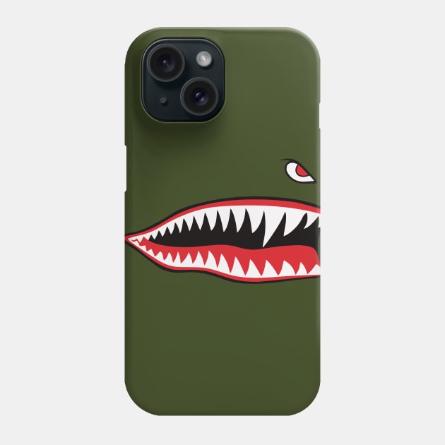 Flying Tigers Shark Nose Phone Case by Beltschazar