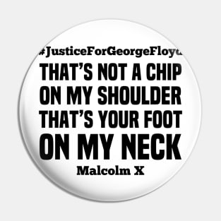 Justice For George Floyd Pin