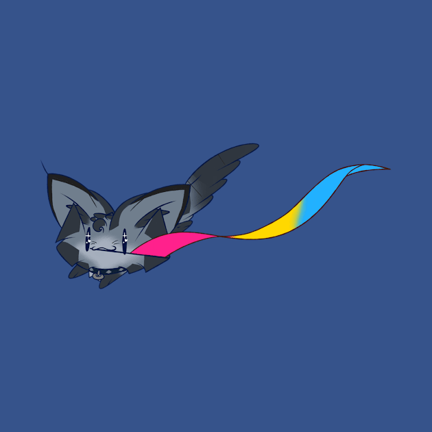 Pansexual kitty by RainbowRat3