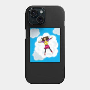 Floating on a cloud Phone Case