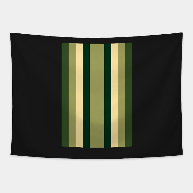 60S Stripes Green Tapestry by CANJ72