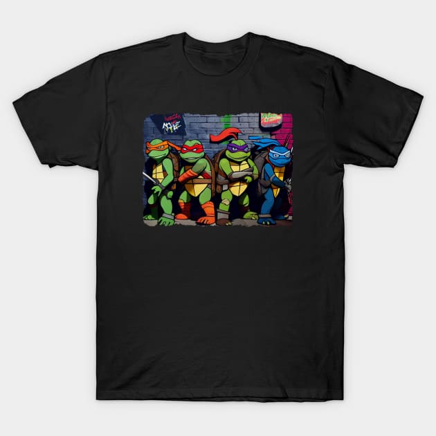 Teenage Mutant Ninja Turtles: Mutant Mayhem Turtle Faces Kids T-Shirt