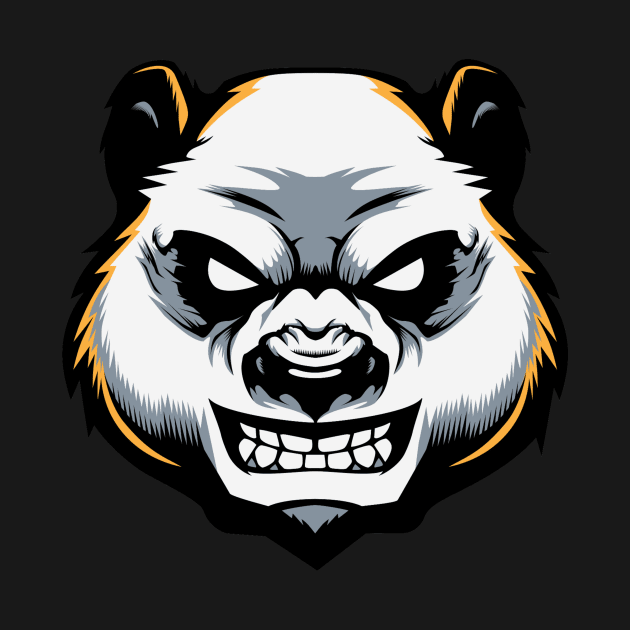 Angry Panda by Wavey's