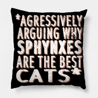 Sphynx cat cat breed god hairless puss Pillow