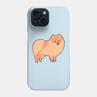 pomeranian art Phone Case