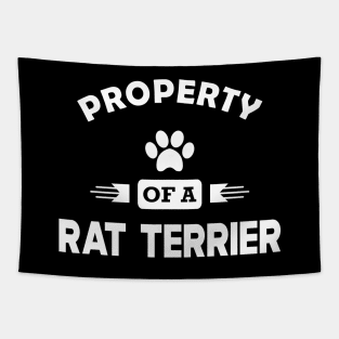 Rat Terrier Dog - Property of a rat terrier Tapestry