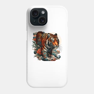 japanese tiger tattoo Phone Case
