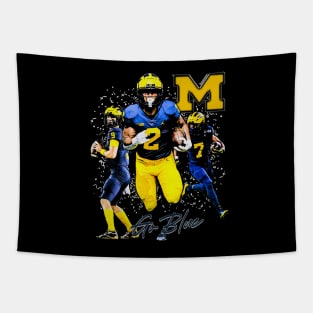 Michigan Go Blue Tapestry