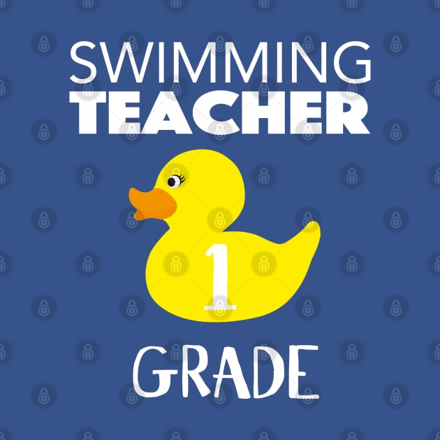 Swimming Teacher First Grade  - Best Teacher Gift by HappyGiftArt