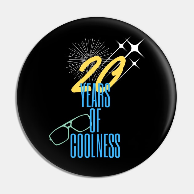 20 years of coolness Pin by Warp9