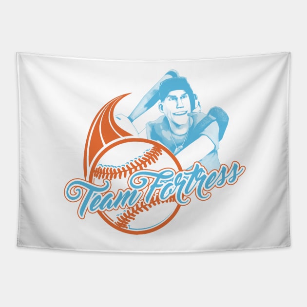 Team Fortress 2 Scout Baseball Tapestry by TATSUHIRO