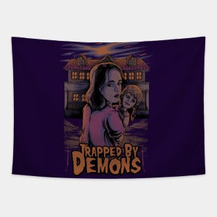 Trapped by Demons Tapestry