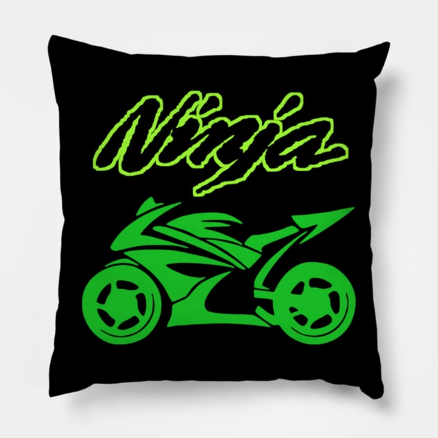 Kawasaki Ninja Pillow by Farhan S