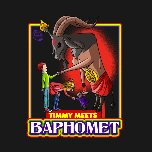 Discover Timmy Meets Baphomet Witchcraft for beginners - Baphomet - T-Shirt