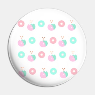 Donut Puppy Pattern Pin