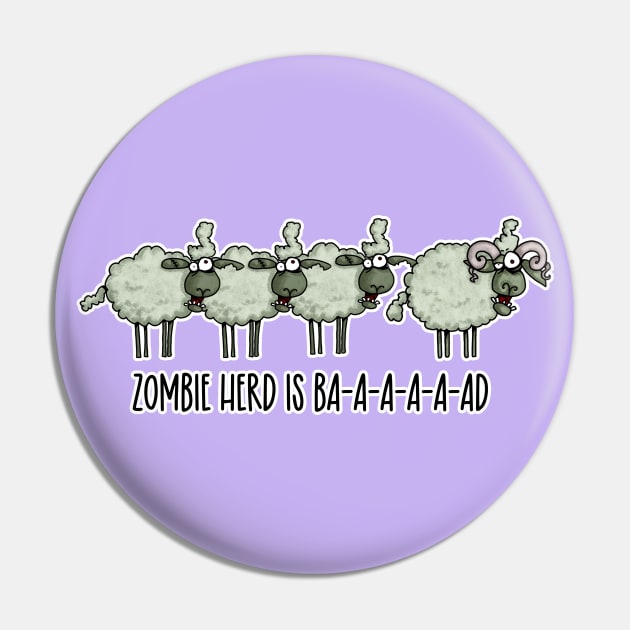 Zombie Herd is Ba-a-a-a-ad Pin by Corrie Kuipers