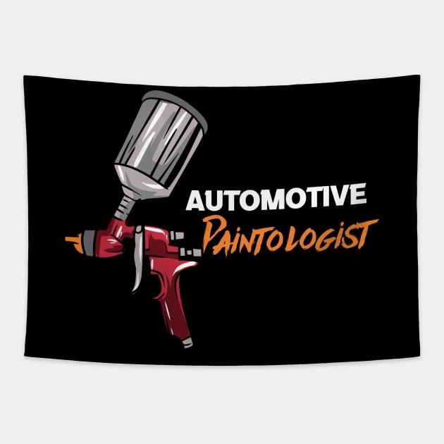 Automotive Paintologist Tapestry by maxcode