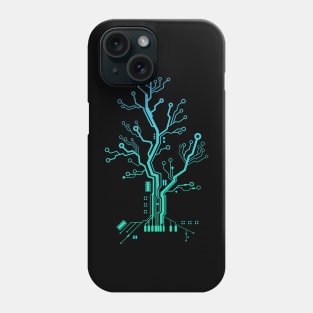 Green Technology Tree Phone Case