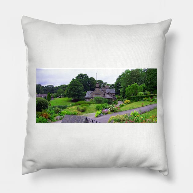 Goodly Dale Cottages Pillow by tomg